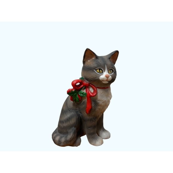 Cat Kitten Schmid Gordon Fraser 1983 Porcelain Figurine Ornament - Picture 1 of 7
